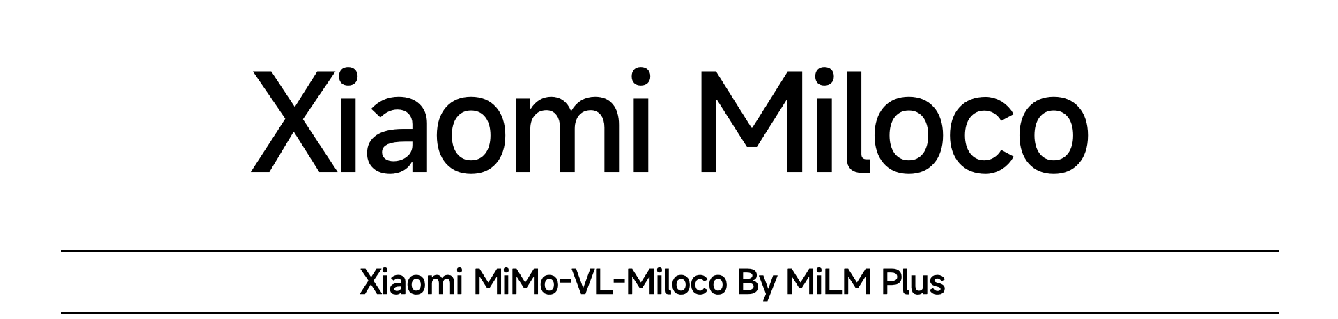Xiaomi MiMo
